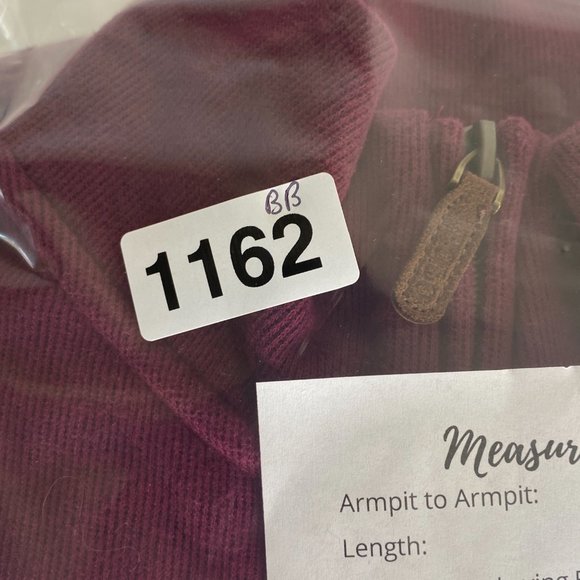 Vintage 90s Polo Ralph Lauren Estate Rib Polo Sweater Mens M Shirt Burgundy - Picture 7 of 7